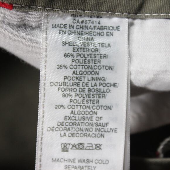 True Religion Cargo Pants Mens 27 Green Military SN Utility Pockets - Picture 11 of 12